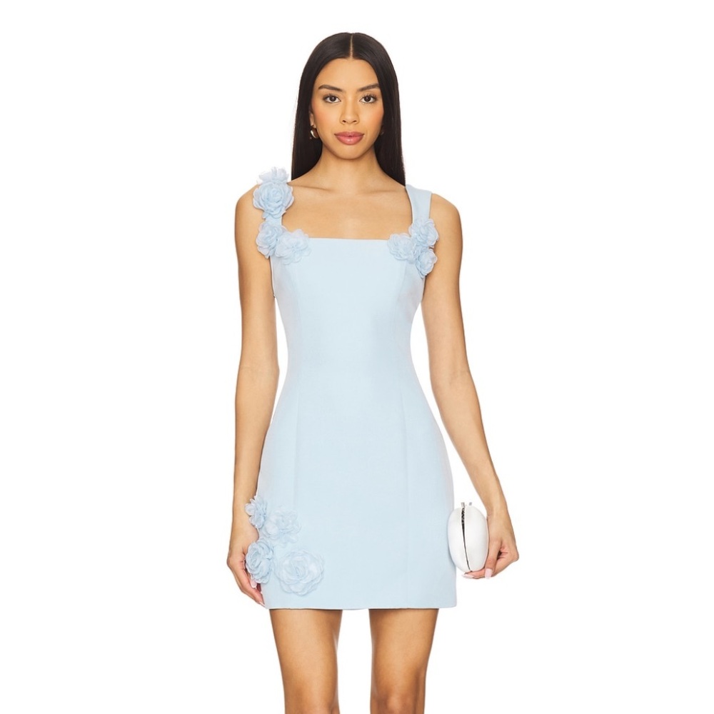 Elliatt Trompe dress in powder blue